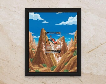Galarian Zapdos Extended Art Display – 8x10 Pokemon Frame (Raw/Graded)