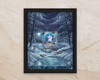 Galarian Articuno Extended Art Display – 8x10 Pokemon Frame (Raw/Graded)