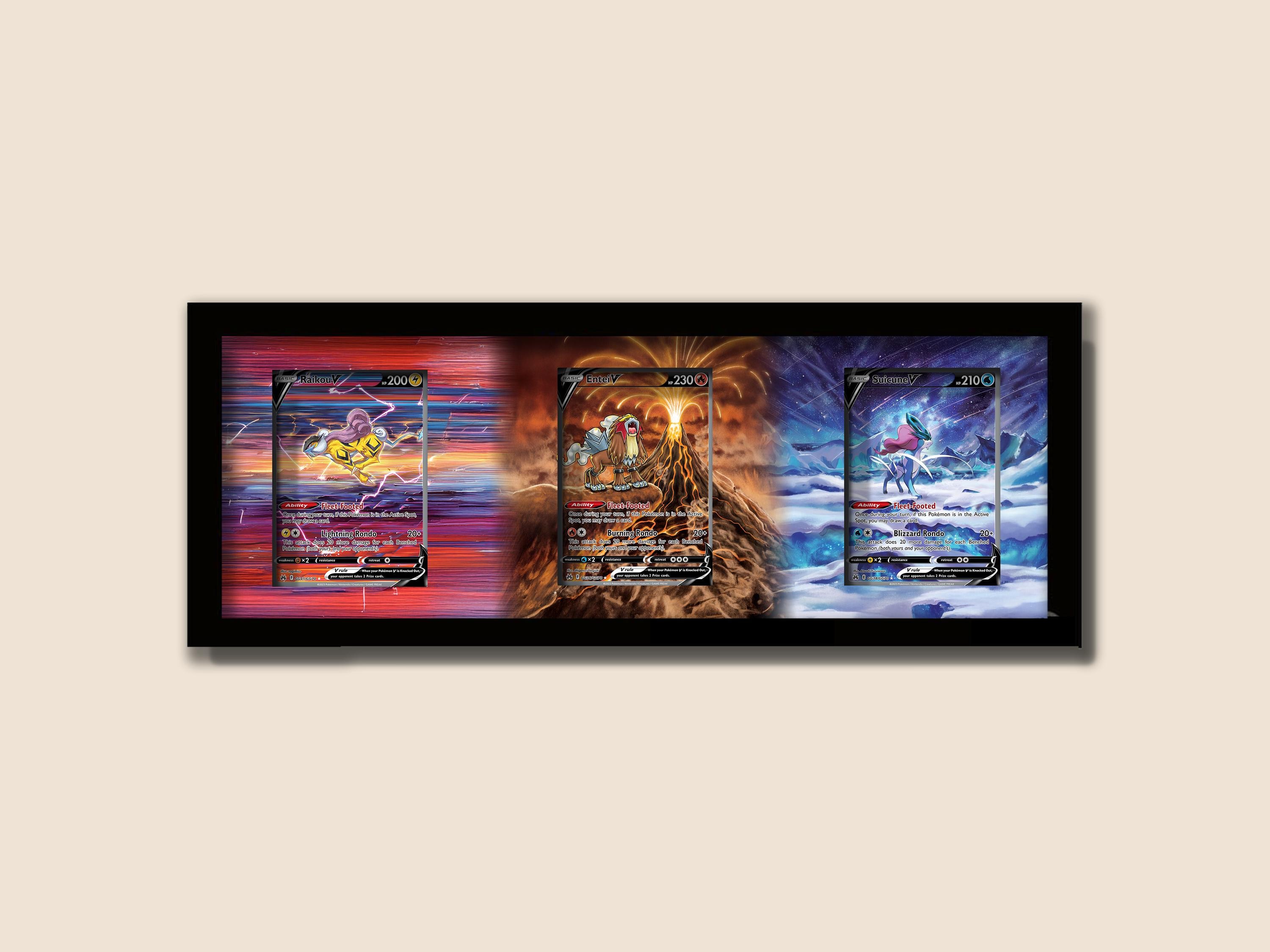 Entei Raikou Suicune Display Frame: Crown Zenith Legendary Beasts