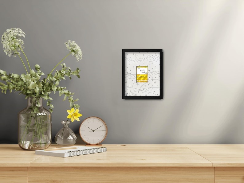 Yu Nagaba Pikachu Promo Display Frame | Special Edition Card Showcase (8x10") – Fits Raw & Graded Cards