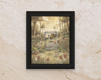 Beautifly Ascended Heroes Extended Art Display – Garden Scene Frame for Raw or Graded Cards