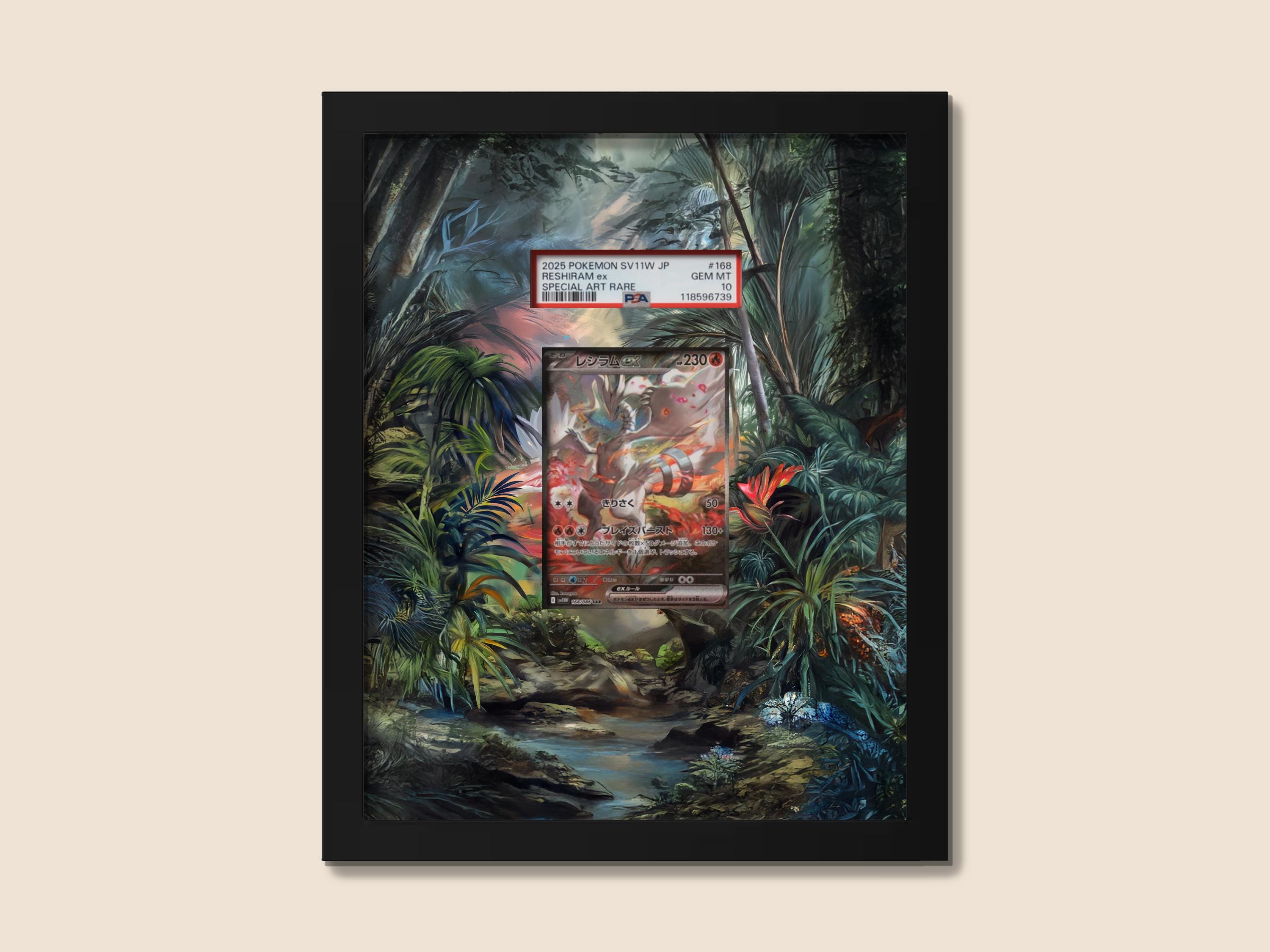 レシラム EX SIR ディスプレイフレーム – ホワイトフレア ポケモン