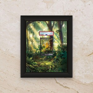 Pikachu ex #764 Display Frame – Japanese Start Deck 100 Battle Collection | 8x10 Frame for Raw or Graded Cards