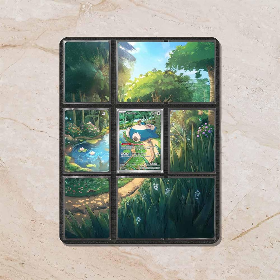 Snorlax TCG Binder Art Insert | Michi Style Panoramic Display