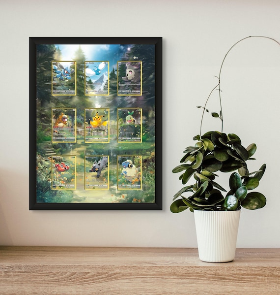 Crown Zenith Galarian Gallery Display Frame – 12x16 Pokémon