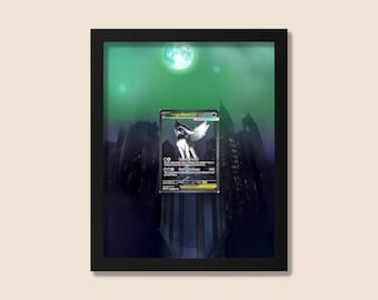 Mega Absol Display Frame – Evolution Pokémon Card Art | 8x10 Frame