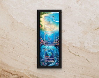 Blastoise 2026 Evolution Extended Art Display – Pokemon 151 Frame (Raw/Graded)