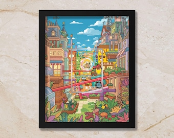 Morpeko 30th Anniversary Celebrations Extended Art Frame Display | 8x10 Shadowbox