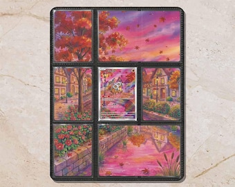 Cubone Gem Pack Vol 3 Custom Binder Extended Art Page Insert | 9-Card Michi Style Panoramic TCG Layout (Digital Download)