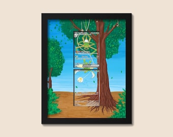Spidops & Tarountula Display Frame – Pokémon Evolution Duo | 8x10 Frame for Raw or Graded Cards