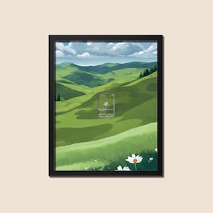 Slakoth “Take It Easy” Bilderrahmen – Surging Spark Pokémonkartenaufsteller | 16x20 Perfekte Rohdarstellung