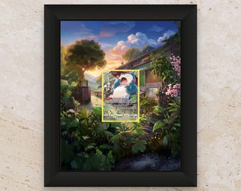 Snorlax TG10 Display Frame – Trainer Gallery Pokémon Card Art | 8x10 Frame for Raw or Graded Cards