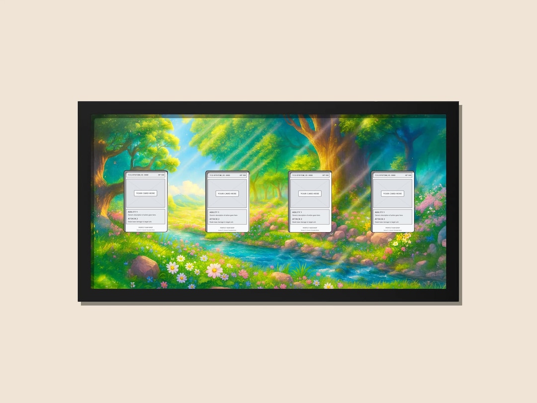 Elemental Frame Elemental Evolution Quartet Display Frame – Panoramic Shadowbox for 4 ...