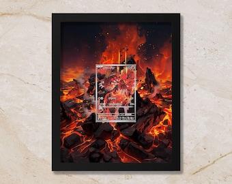 Groudon Delta Reign Extended Art Frame Display | 8x10 Shadowbox