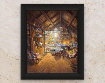 Alakazam Display Frame – Pokémon 151 Card Art | 8x10 Frame for Raw or Graded Cards