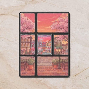 Mew Promo 151 Anpassad pärm för utökad konstsida | 9-korts Michi-stil panorama TCG-layout (digital nedladdning)