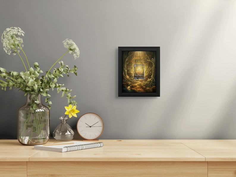 Ninetales Display Frame – Obsidian Flames Pokémon Card Art | 8x10 Frame for Raw or Graded Cards image 3