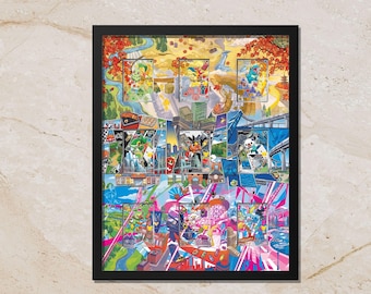 First Partner Illustration Collection Series 2 9-Card 16x20 | Starter Extended Art Frame