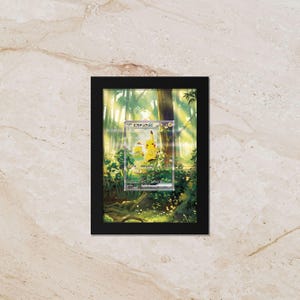 Pikachu ex #764 Display Frame – Japanese Start Deck 100 Battle Collection | 8x10 Frame for Raw or Graded Cards
