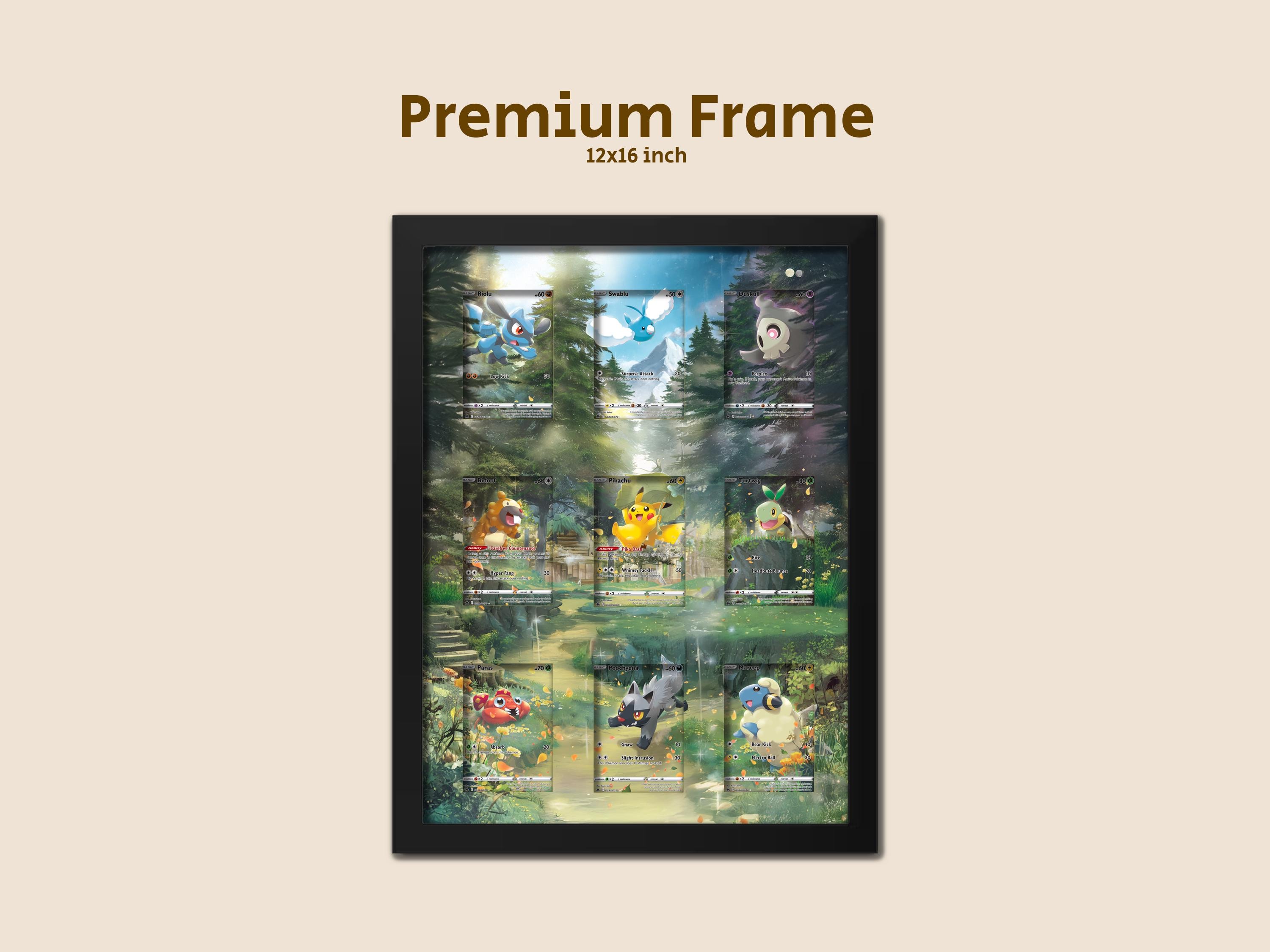 ポケモン アートフレーム Crown Zenith Galarian Gallery Display Frame – 12x16 Pokémon