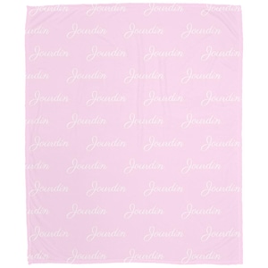 Personalized Custom Name Blanket