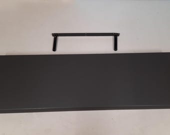 Floating Shelf in matt grey 800 x 250 x 50mm