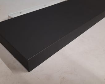 Floating Shelf in matt grey 585 x 190 x 40mm