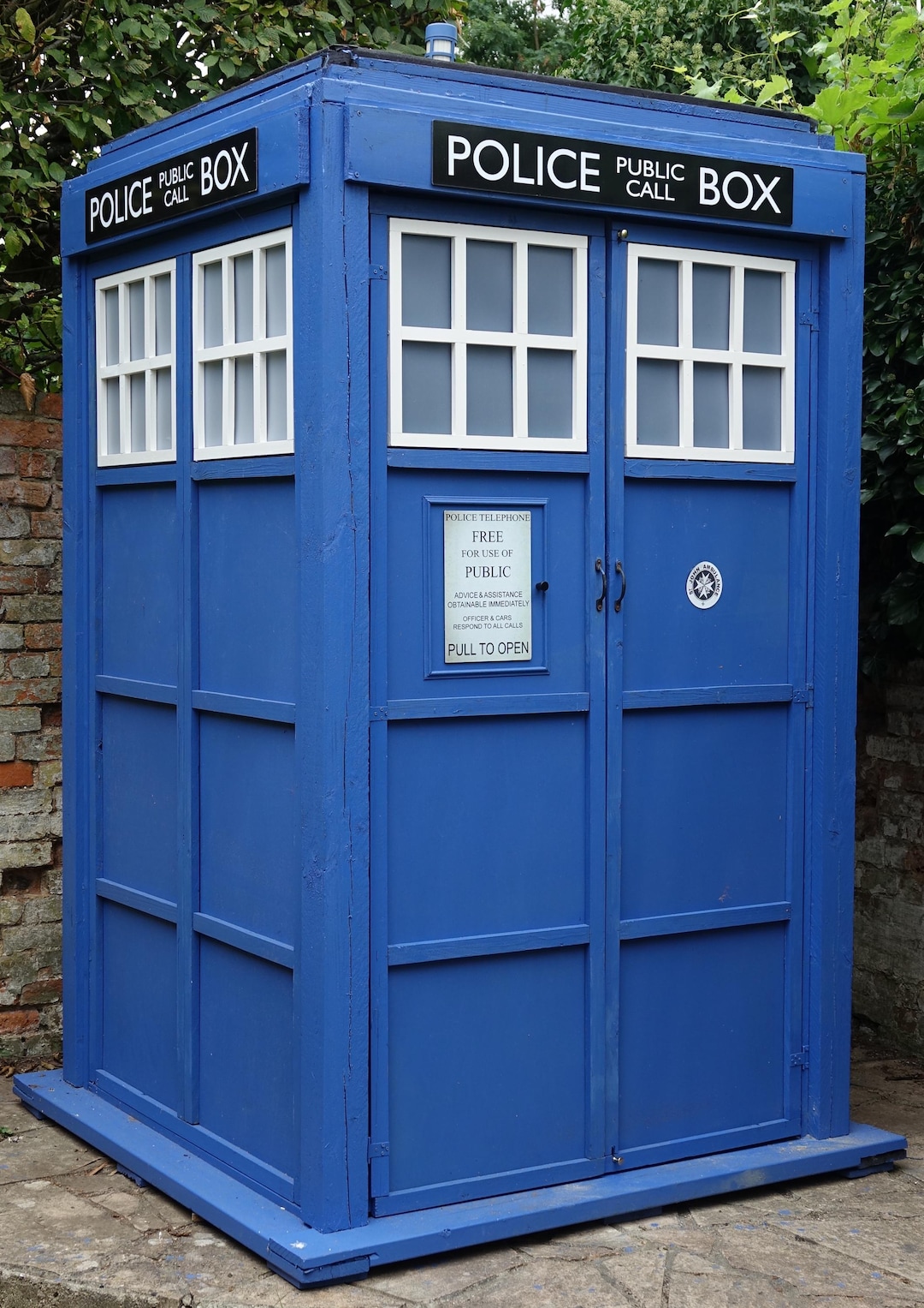 Doctor Who Tardis Sign, Police Public Call Box 3 Sizes Available X 3mm ...