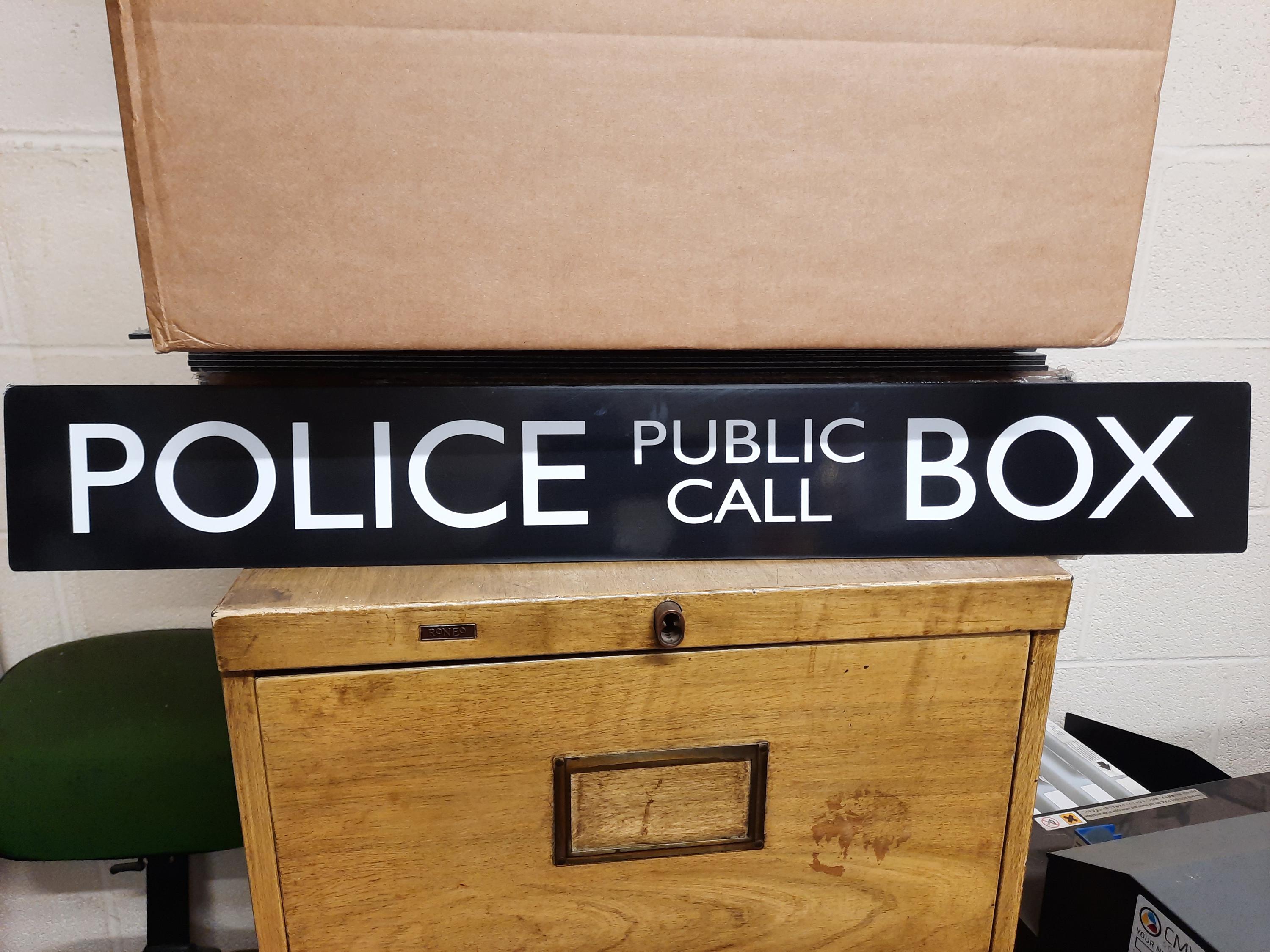 Doctor Who Tardis Sign, Police Public Call Box 3 Sizes Available X 3mm ...