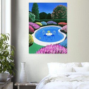 Minimal liminal art print: "Time is on our side" - Bold wall art, surreal poster, home decor