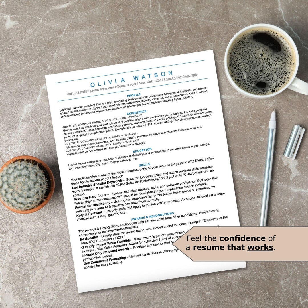 Full-service Resume Writing Add-on Custom Professional Resume Upgrade ...