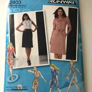 Simplicity 2403 Project Runway Dress Sewing Pattern - Sizes 4-12