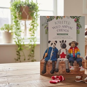 Knitted Wild Animal Friends Book by Louise Crowther  over 40 Knitting Patterns