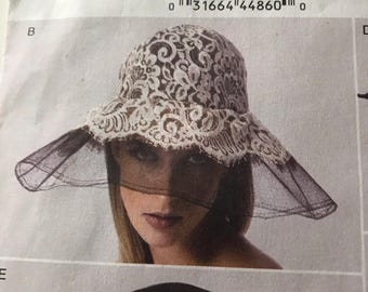 Vogue V8891 Hats Sewing Pattern UNCUT  Accessories All Sizes Included Patricia Underwood