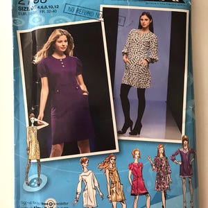 Simplicity Uncut 2798 Runway Project Dress Sewing Pattern Size D5 4,6,8,10,12 Year 2008