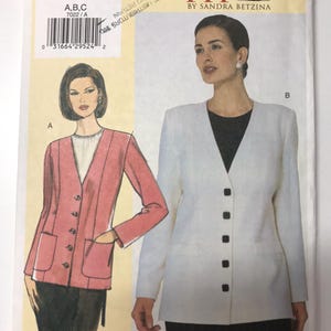 Today&#39;s Fit by Sandra Betzina UNCUT 7022 Sewing Pattern size A, B, C Year 2001