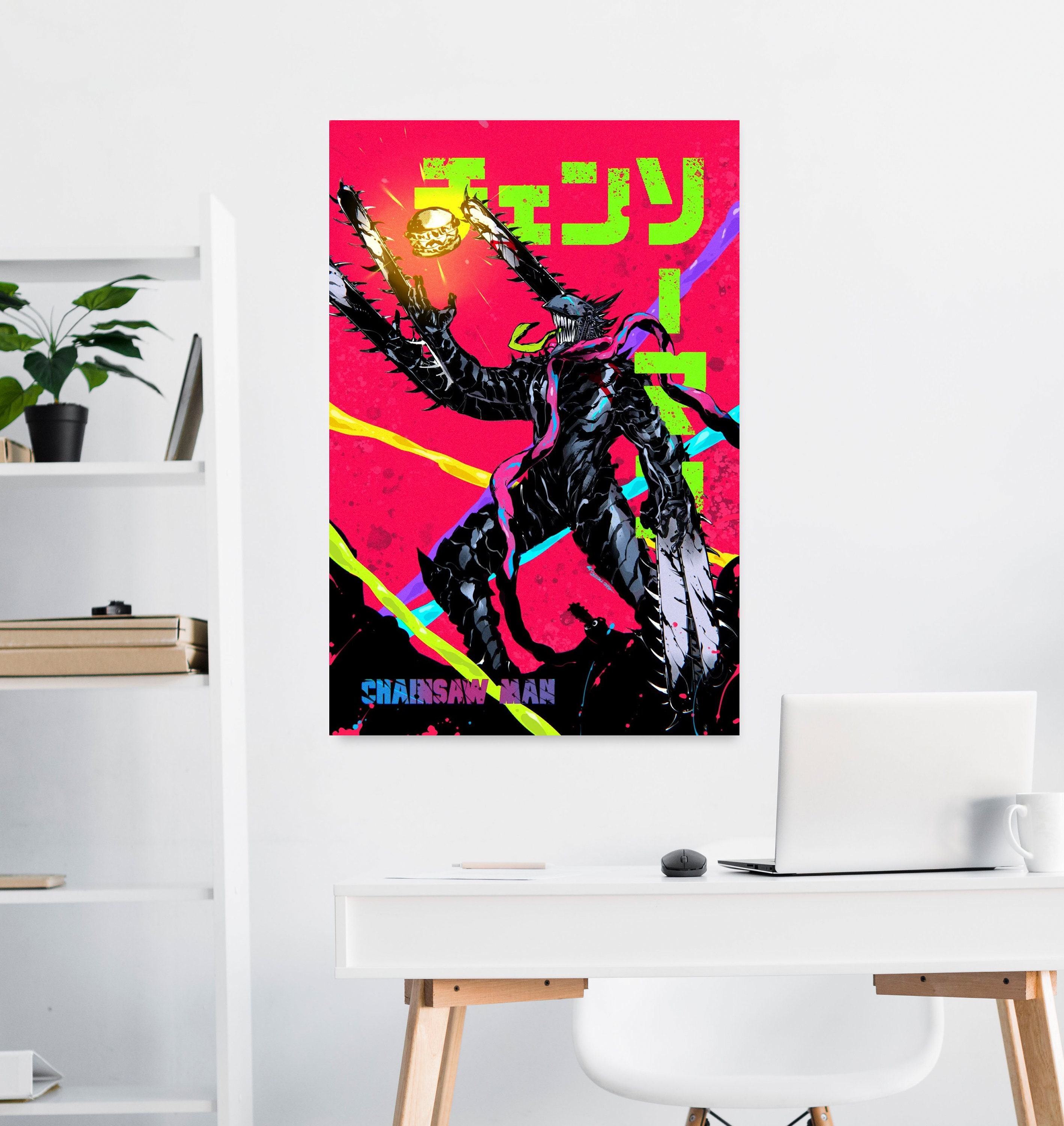 Chainsaw Man Poster, Anime Manga Chainsaw Man Poster