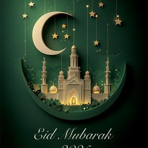 Eid Mubarak Karten, Eid Karten Digital, druckbare Eid Grußkarten, Eid al Adha, druckbare Eid Geschenke, digitale Eid Karte, Karten für Muslime