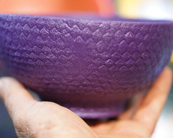 Spooky Dragon Scale Halloween Candy Bowl – Food-Safe Silicone, Handmade Gothic Decor (6” x 3”)- Trick or Treat Halloween Party