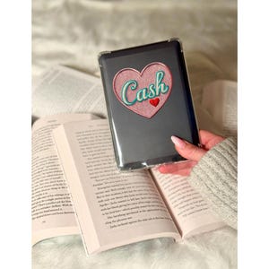 Book Lover Heart Patch Sticker | Smutty Book Boyfriend Merch | Romance Reader Booktok Decal