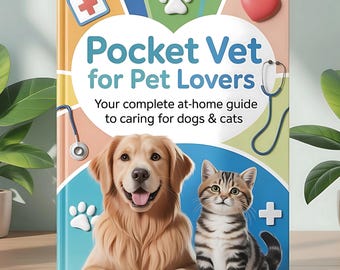 Digital Pet Care Guide: Dog & Cat Health, Training (eBook Download)