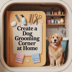 Dog Grooming Corner Guide: DIY Home Setup, Step-by-Step eBook