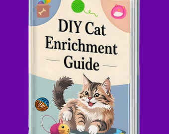 猫のエンリッチメントのためのDIYガイド：室内ゲーム、おもちゃ、ルーティン（PDFダウンロード）