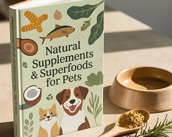 Natural Supplements & Superfoods for Pets – A Complete Guide to Safe Daily Nutrition for Cats and Dogs | Natural Remedies, Superfoods