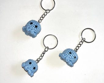 Llavero de pulpo pequeño, colgante para bolso de amigurumi de ganchillo, llavero mini del océano, lindo colgante para mochila, regalo de pulpo de color personalizado