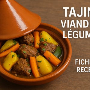 Moroccan Tagine Recipe PDF Moroccan Beef and Vegetable Tagine Digital Download