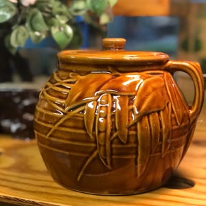 pot de haricots McCoy vintage