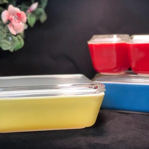1950&#39;s PYREX Primary refrigerator containers