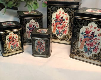 Tin canister set