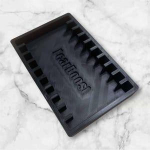 PSA Slab Display Stand – Holds up to 10 Slabs – 3D Printed PLA+ – Optional Anti-Slip Feet – TCG Graded Card Holder